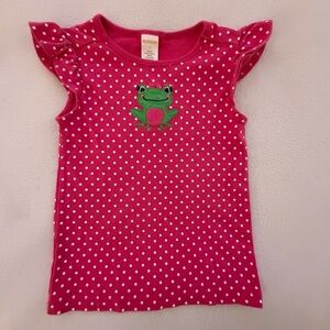 Gymboree Bright Tulip Frog Top
